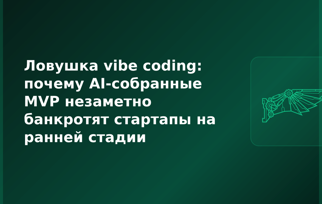 Ловушка vibe coding: почему AI-собранные MVP незаметно банкротят стартапы на ранней стадии