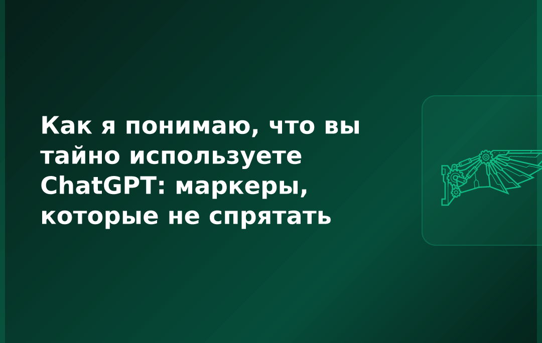Как я понимаю, что вы тайно используете ChatGPT: маркеры, которые не спрятать